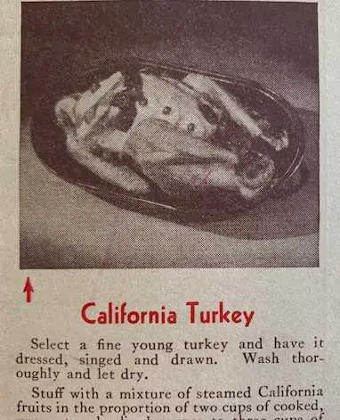 California Turkey Recipe Photo