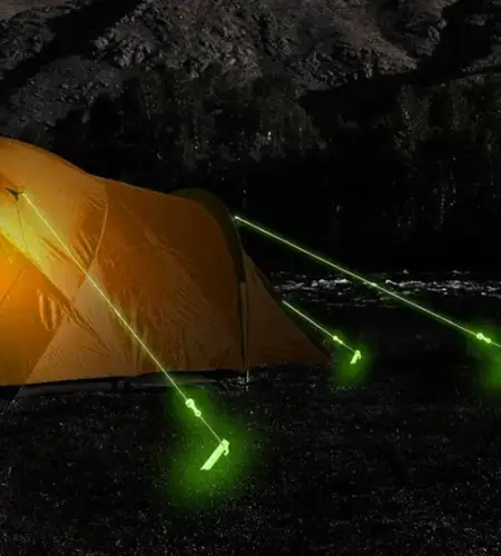 Never Trip Over A Tent Rope Again With These Glow In The Dark Tent Ropes