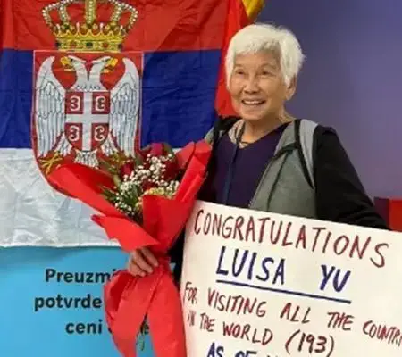 79-Year-Old Woman Fulfills Lifelong Dream of Visiting all 193 Countries